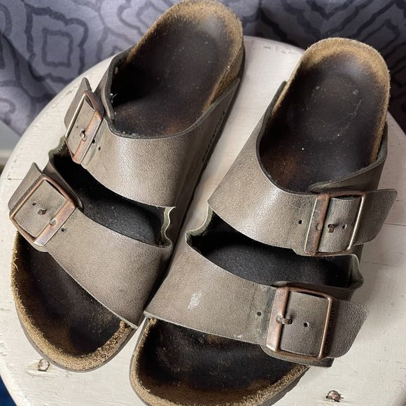 Birkenstock Shoes - birkenstock 41 arizona leather brown 10 *read Description For Measurements